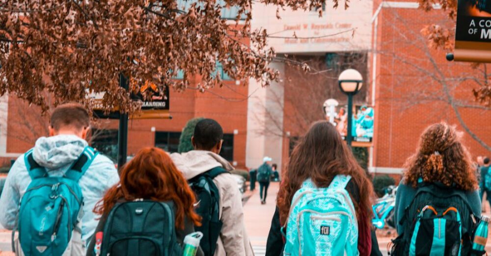 Students - People Wearing Backpacks