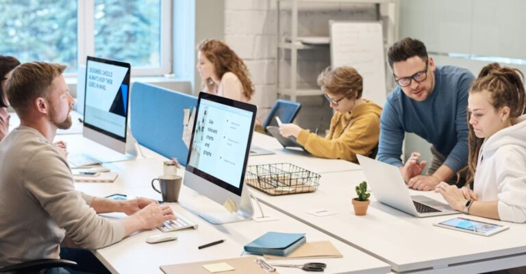 Employees - People Working in front of the Computer